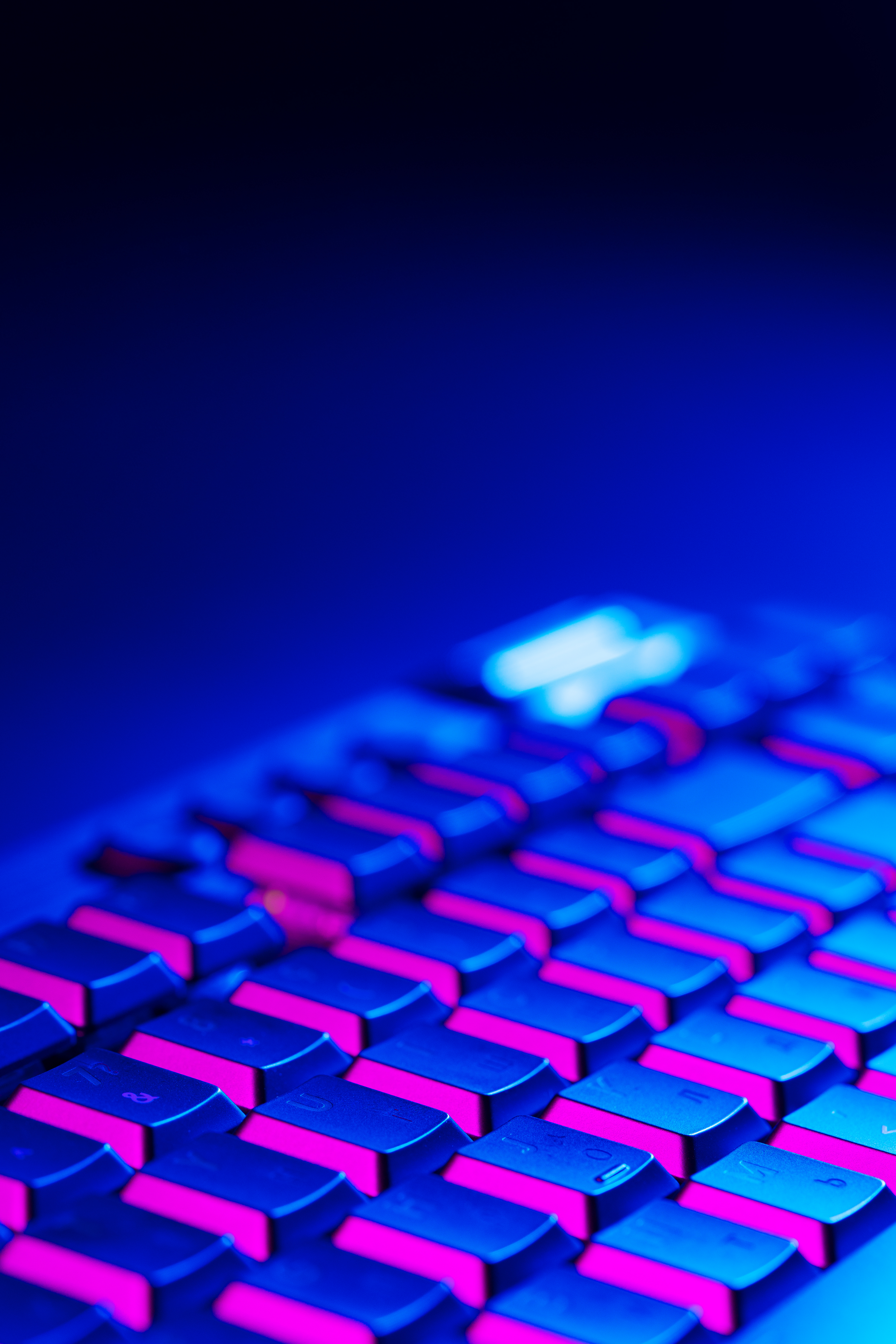 Computer keyboard close up photo