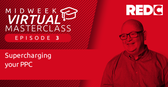 Video titlecard for "Supercharging your PPC" masterclass