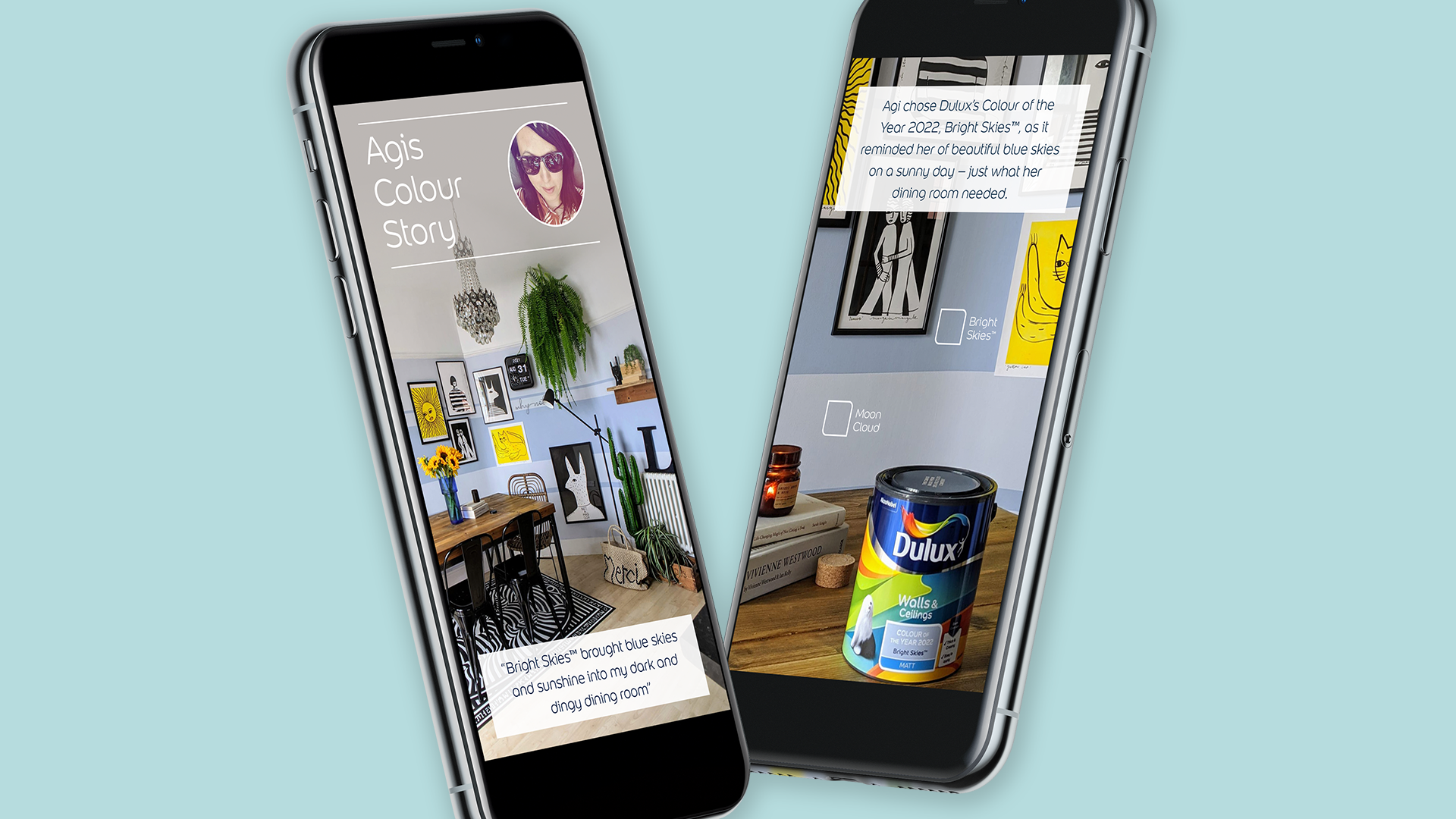 Mobile device displaying Dulux email